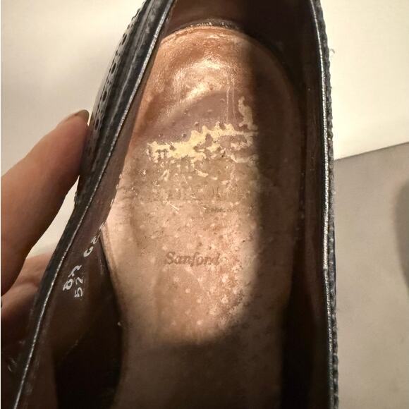 Allen Edmonds Sanford Oxford Dress Shoes Men\'s Size 8.5 EEE WIDE main image 6